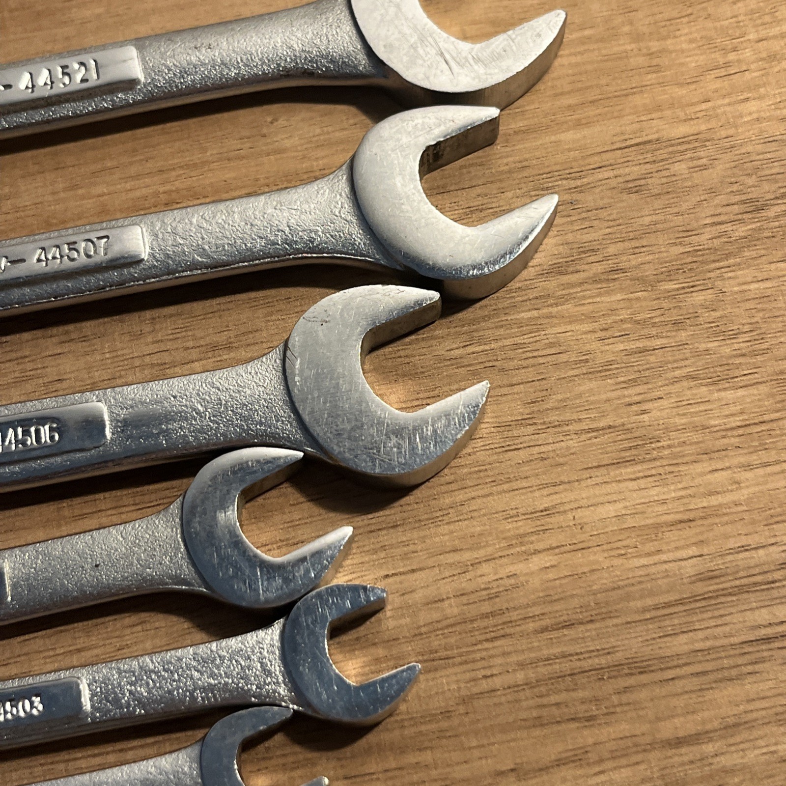 Vtg Craftsman Metric 8 Pc Open End Wrench Set 6mm – 24mm 16 Sizes =V= V, VV