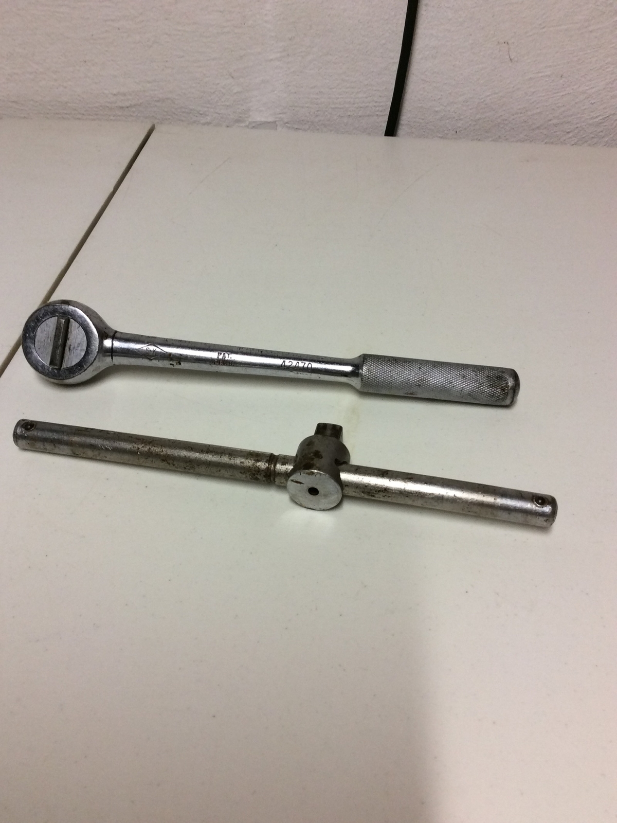 SK 1/2″ RATCHET 42470 & 40152 Sliding T Handle 1/2″ Vintage