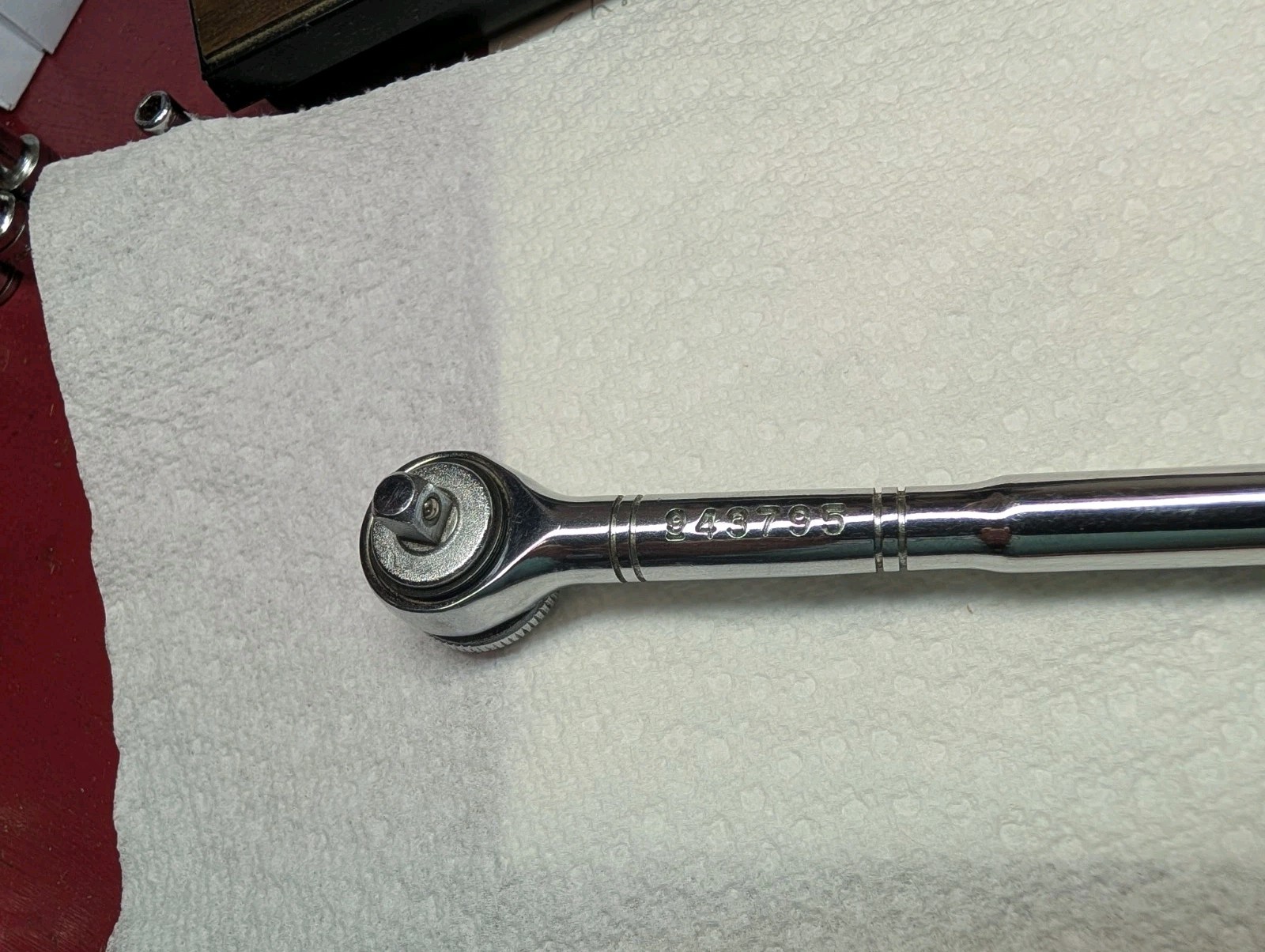 Craftsman 1/4 Drive Ratchet Tri Wing Thumb Wheel 43795