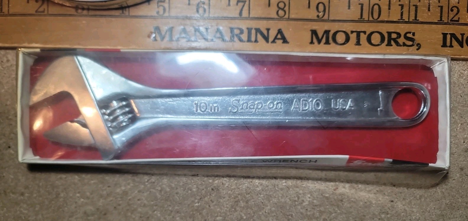 Snap-on AD10 Chrome Adjustable Wrench 250mm 10″