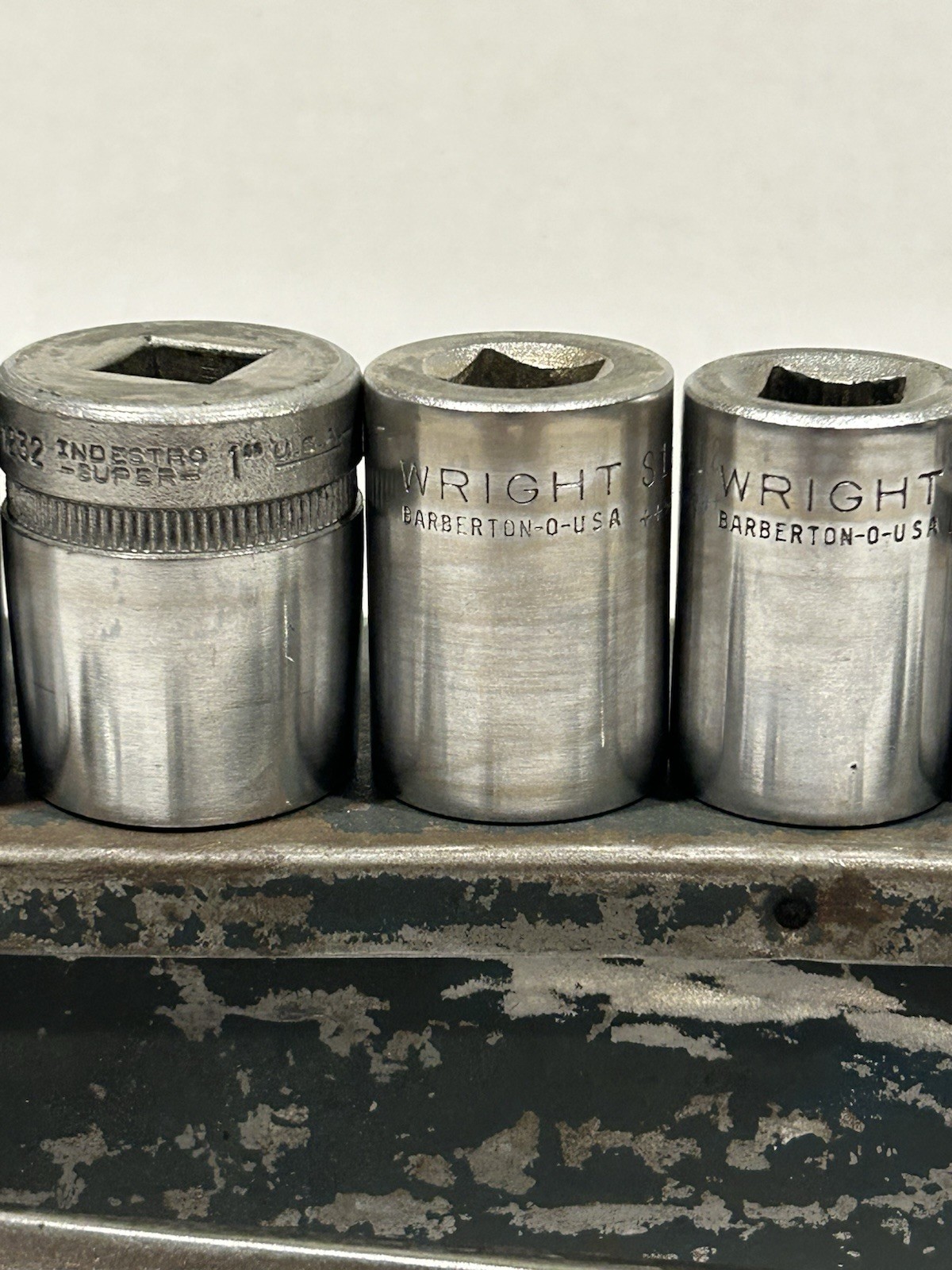 Vintage Wright Tools 14pc 1/2” Drive SAE Socket Set