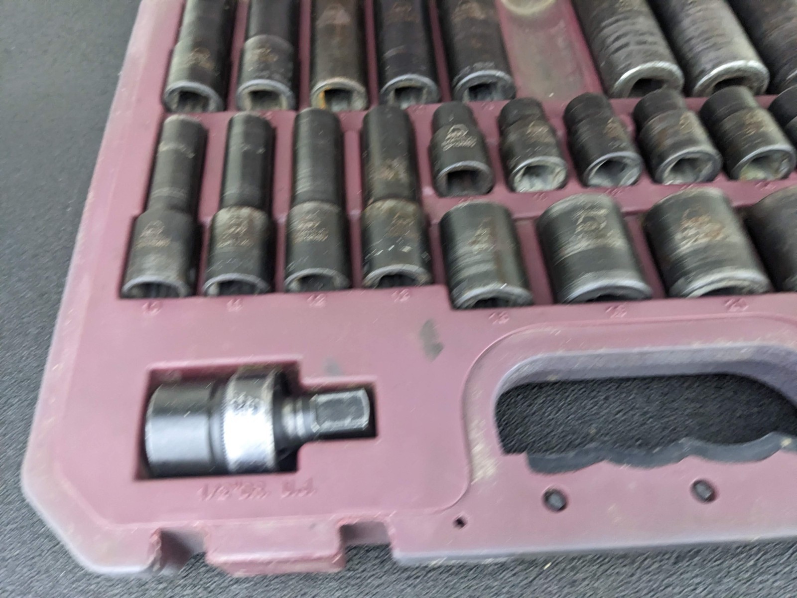 #bo053 MATCO SCPM306V 1/2″ METRIC 6-PT ADV SHALLOW & DEEP IMPACT SOCKET SET