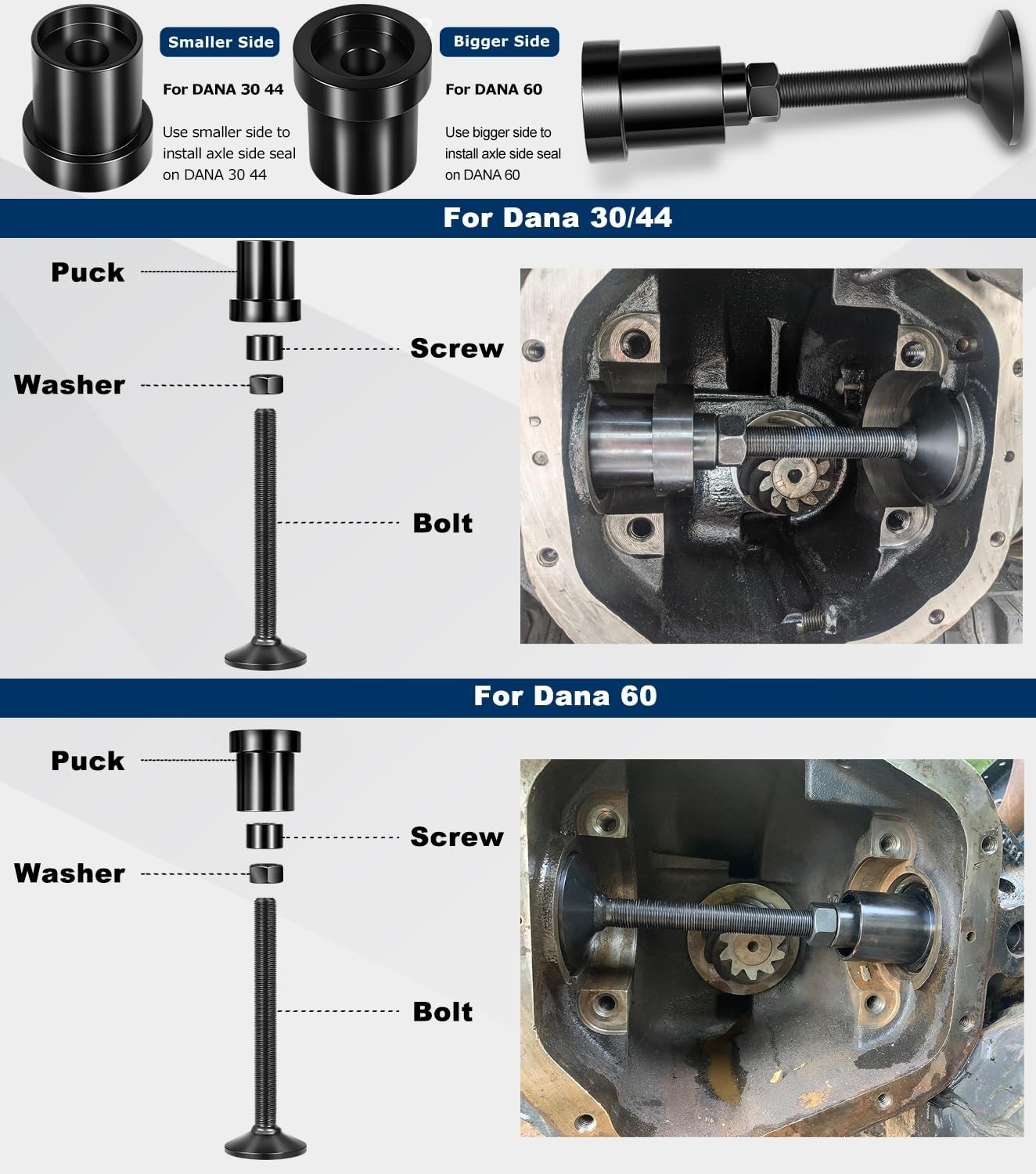 Corrosion-Resistant Axle Seal Installation Tool for Reliable Vehicle Maintenance