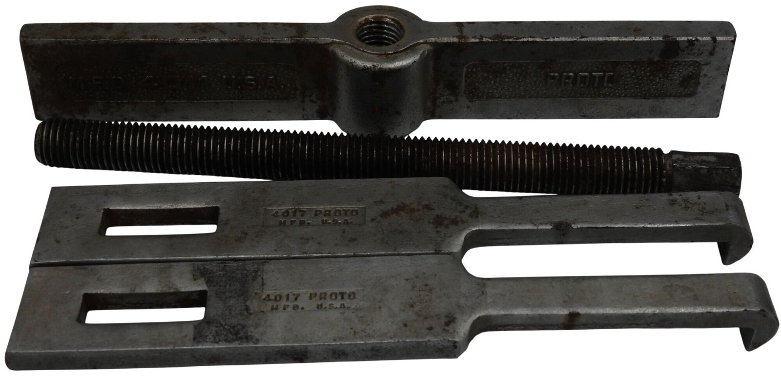 Vintage Plomb Proto Tool Heavy Duty 4011 Gear Puller Set W/ 2 Piece 4017