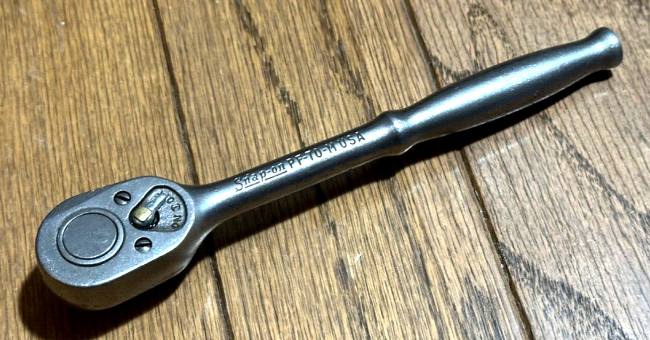 🇺🇸 Snap On Tools USA 3/8″ Drive Ratchet Socket Wrench 7″ Long Handle
