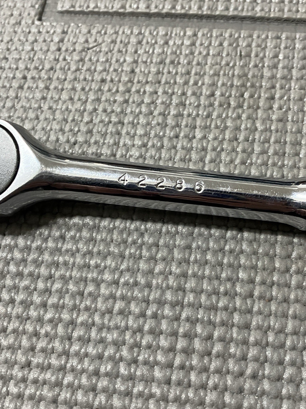 Rare Sears Craftsman Canada 3/8” Drive Quick Release Full Polish Ratchet 42286