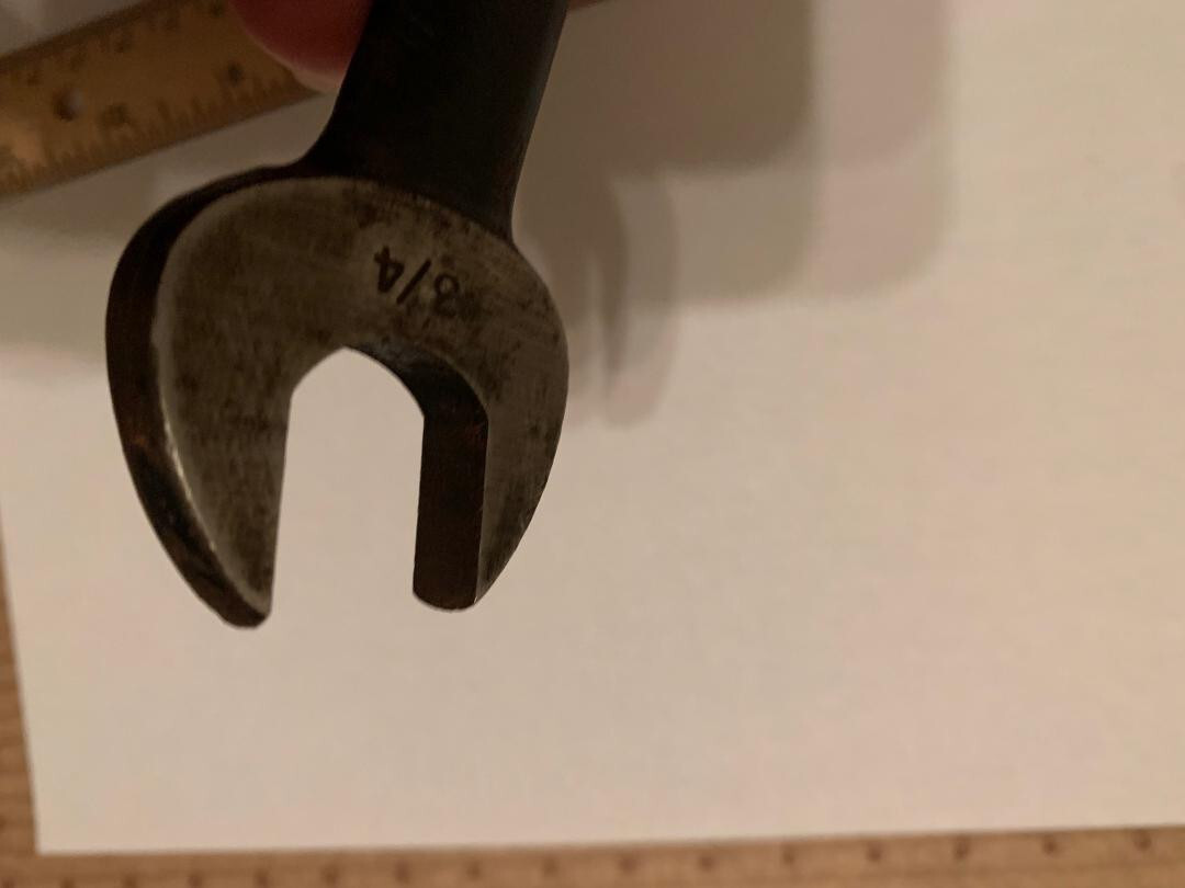 Rare/Vintage «FAIRMOUNT» 3/4in. x 5/8in. Double Open End Wrench  Made in USA