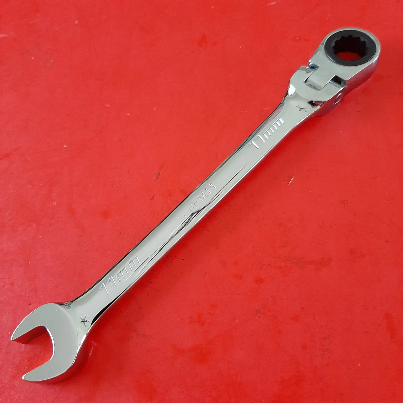 NEW ICON PROFESSIONAL 11MM FLEX HEAD RATCHETING WRENCH WRFM11 RATCHET 12PT POINT
