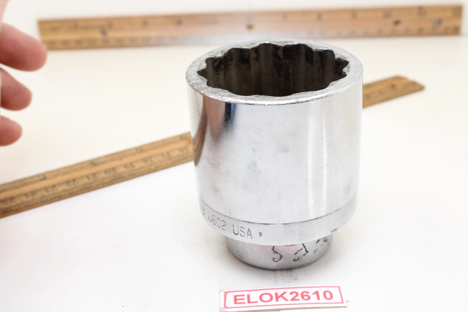 Blue Point U602 1-7/8″ 3/4″ Drive 12 Point SAE Chrome Socket USA