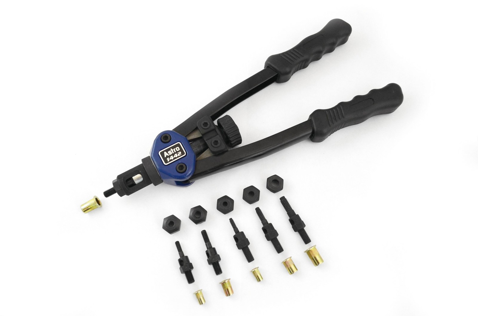Astro 1442 13″ Nut/Thread Hand Riveter Kit -, Black