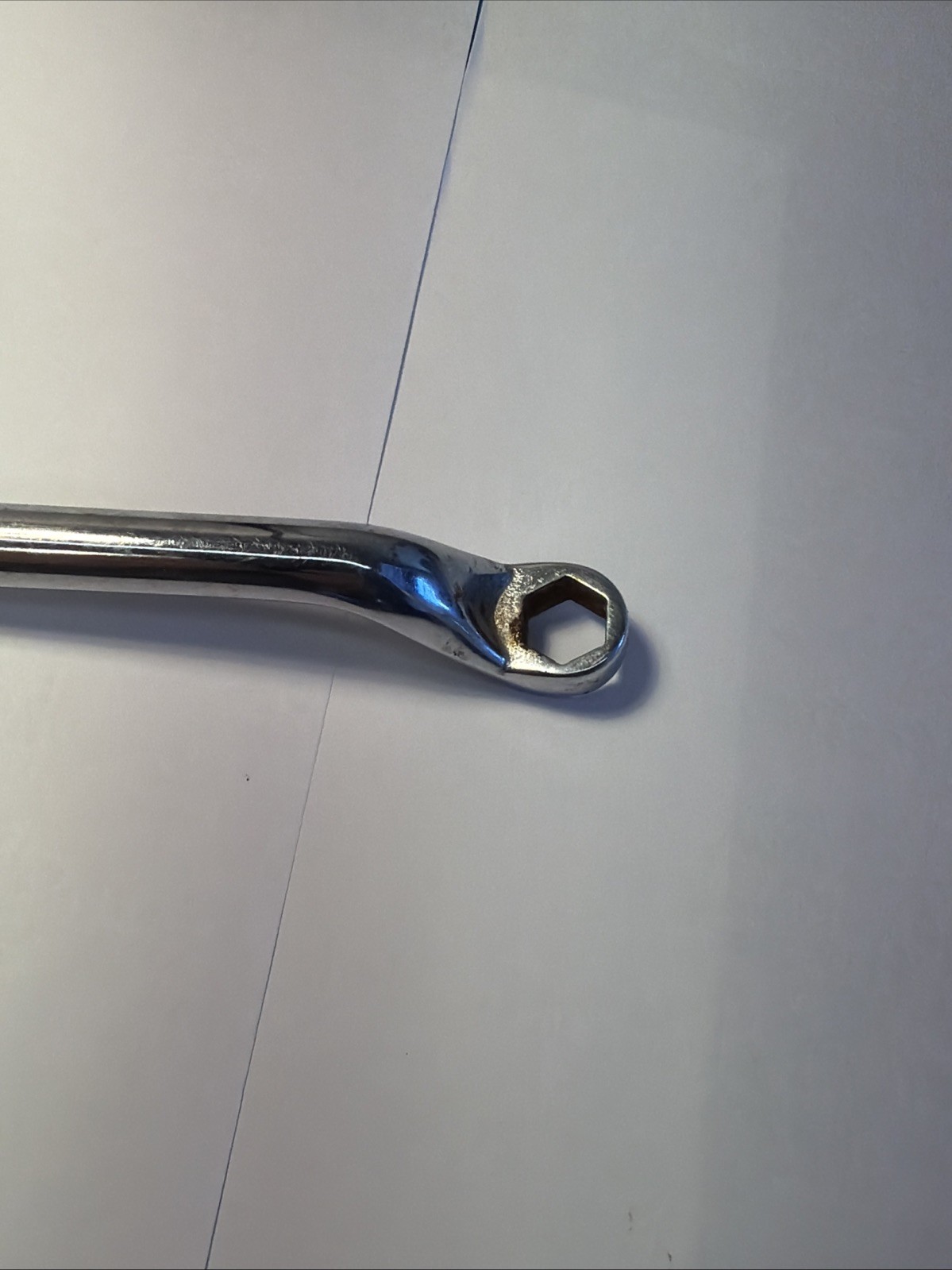 SNAP-ON 8MM X 10MM METRIC 6PT BRAKE BLEEDER WRENCH 7-9/16″ LONG #S6110A USA MADE