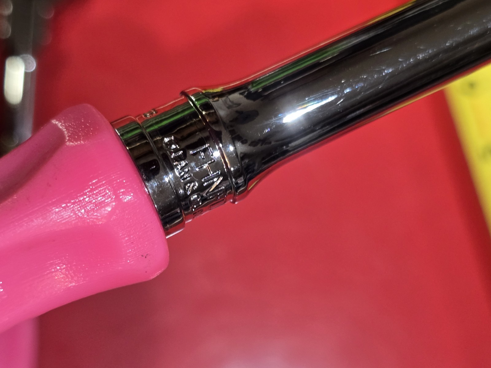 !PINK SNAP ON RARE SWIVEL HEAD SET! 3/8 Drive and 1/4. THNFD72 and FHNFD100. NEW