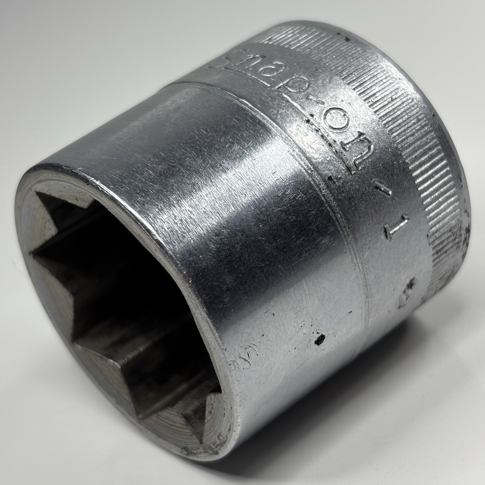 Snap On Tools #432 1/2 Drive 8 Point SAE 1” Double Square Socket VTG USA 1939