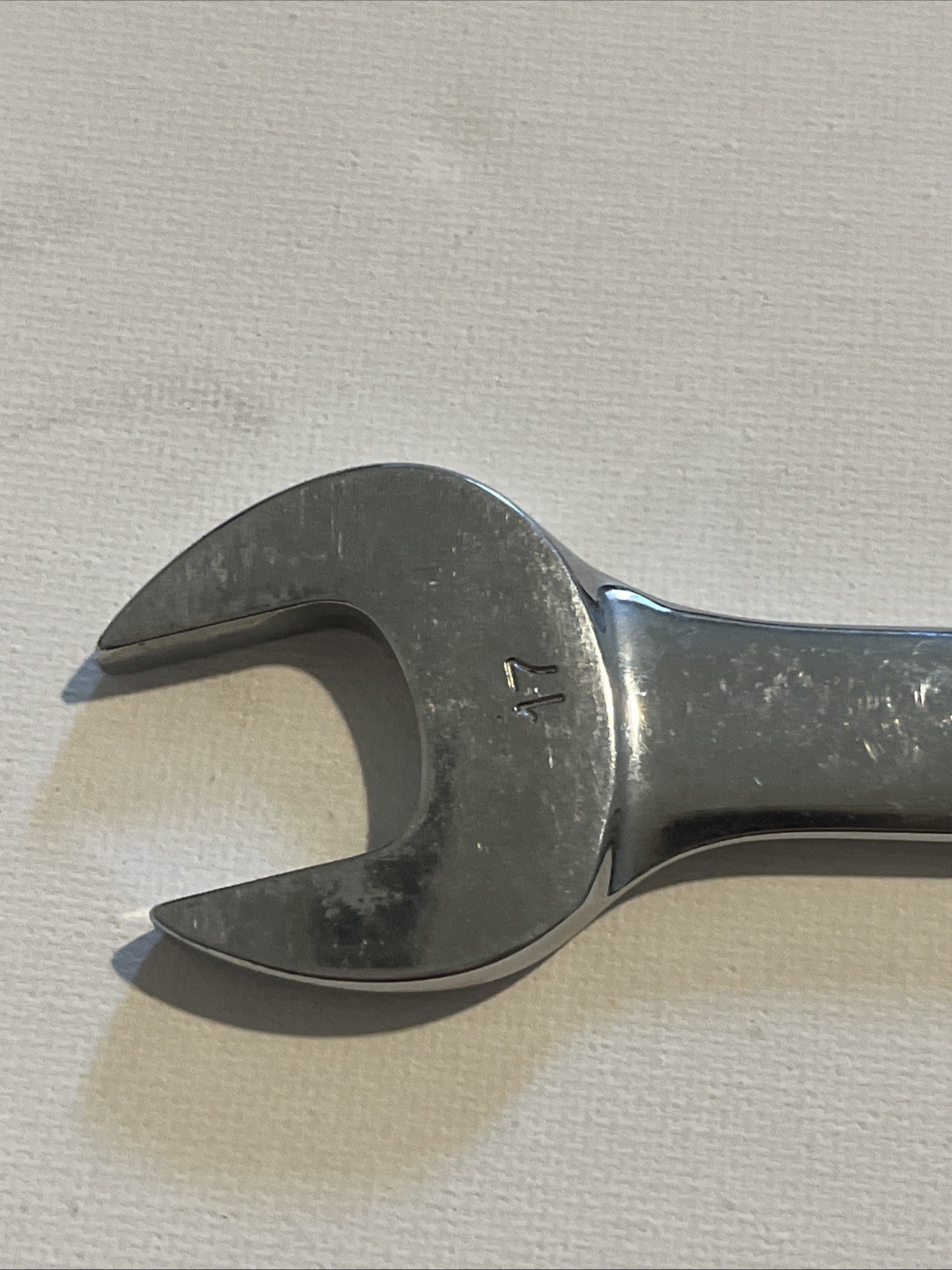 Snap On 17MM 12PT Metric Chrome Combination Wrench OEXM170B