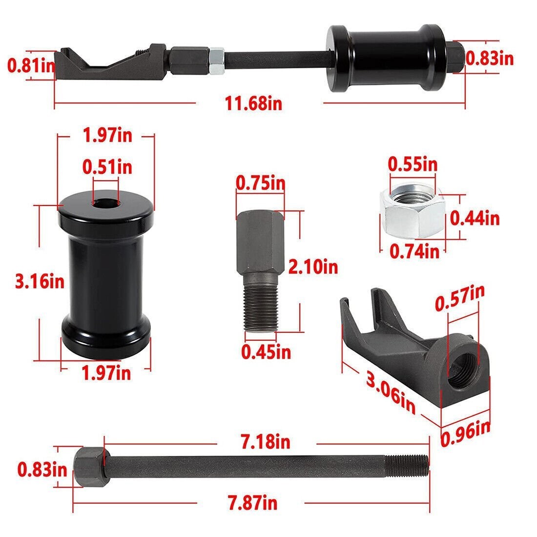 7121 Pencil Type Fuel Injector Puller Slide Hammer Nozzle Remover for Cat GM