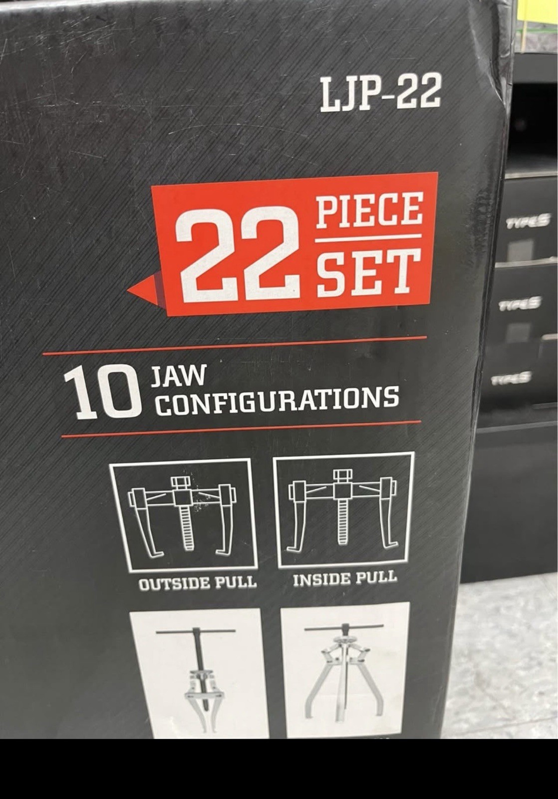ICON LJP-22 | 58003 Long Jaw Master Puller Set, 22 Piece New