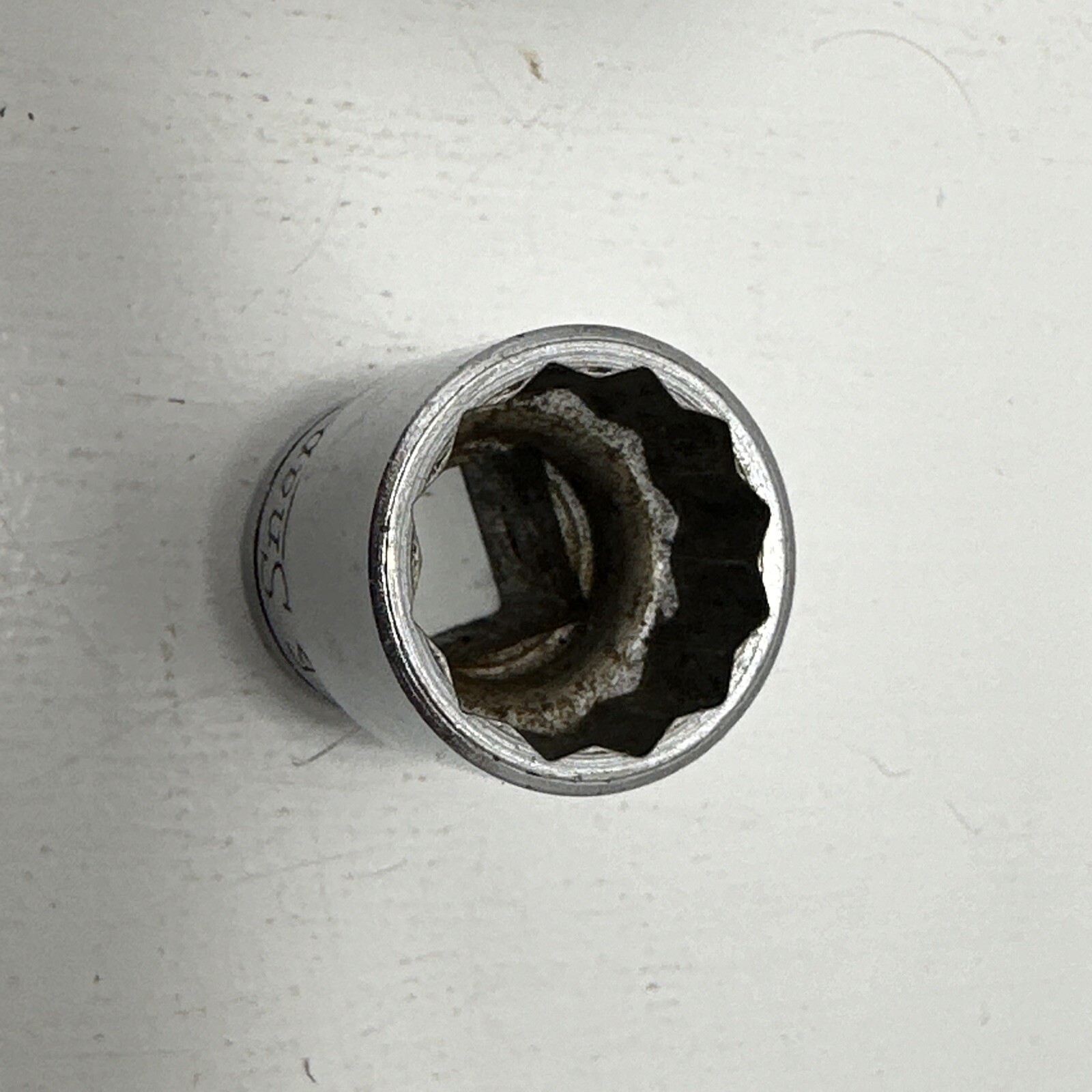 Vintage Snap On F201 5/8” Shallow Socket 3/8” Drive 12 Point USA