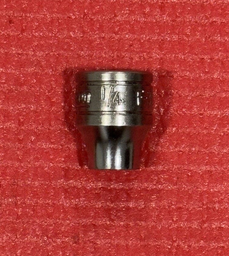 Snap-On Tools NEW F-308 3/8″ Drive 1/4″ SAE 8 Point Double Square Socket USA