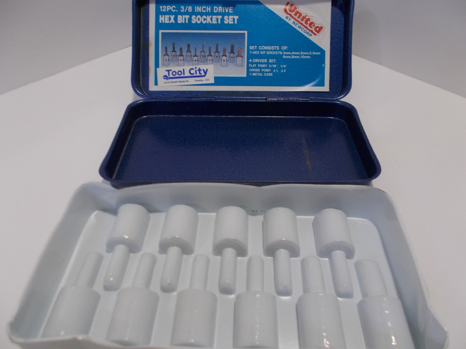 7 Hex Bit Sockets 4 Driver Bits & Case 12 Piece 3/8″ Drive – United by Newcorp
