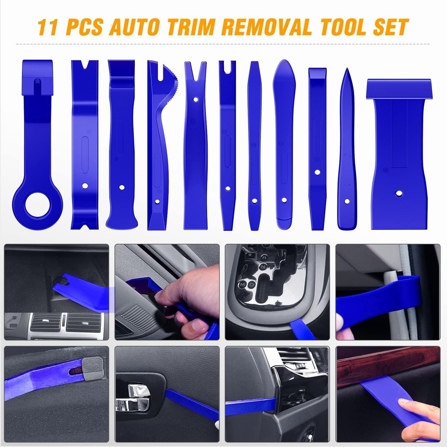 Durable 238Pcs Clip Removal Tool Kit with 12 Sizes for Car Trim Installation