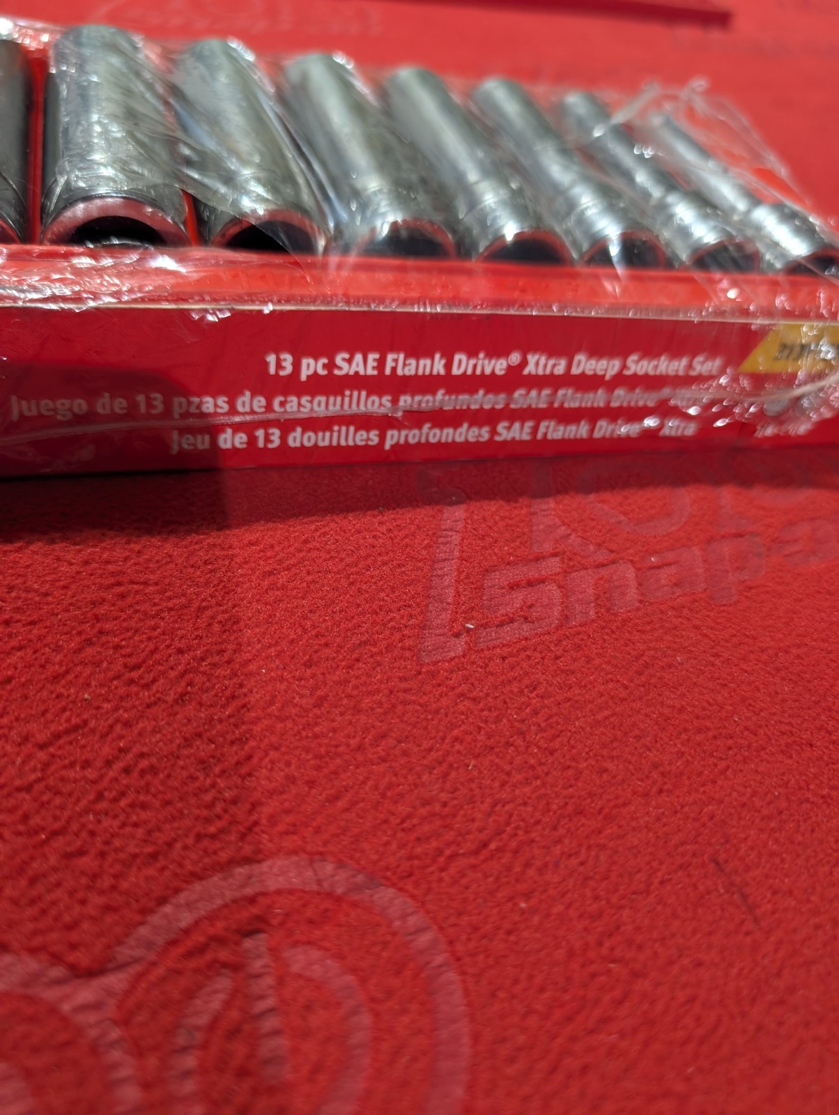 Snap-on™ BRAND NEW 13pc 1/2″ Dr SAE 3/8- 1.1/8″ 6-pt FDX Deep Socket Set 313YTSY