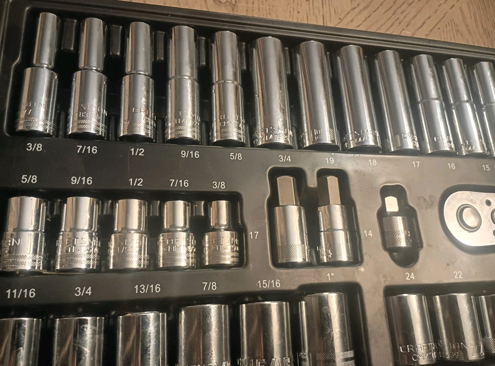 Craftsman Tools 40pc 1/2″ Drive 12-point Socket Set