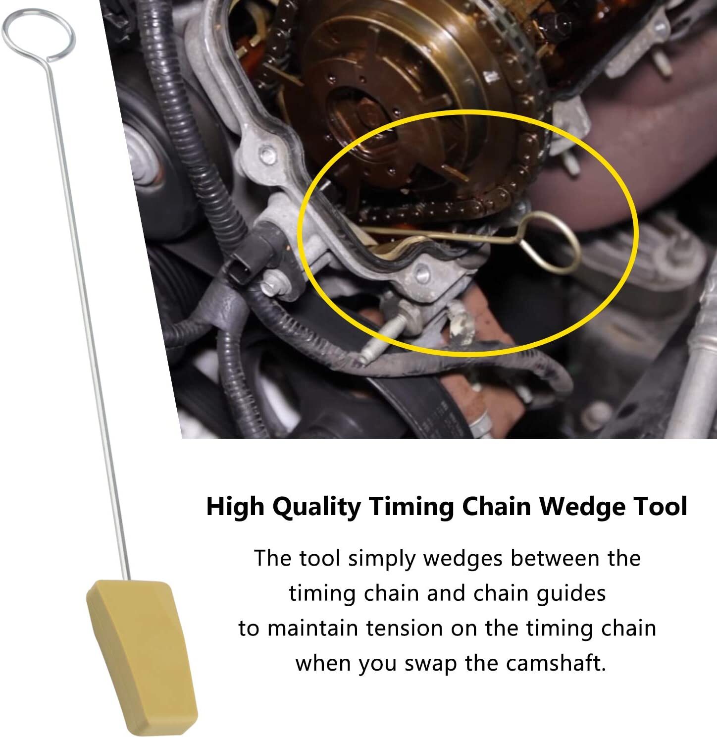 Timing Chain Locking Wedge Tool for Lincoln Mercury 2005-2014 5.4L & 4.6L 3V