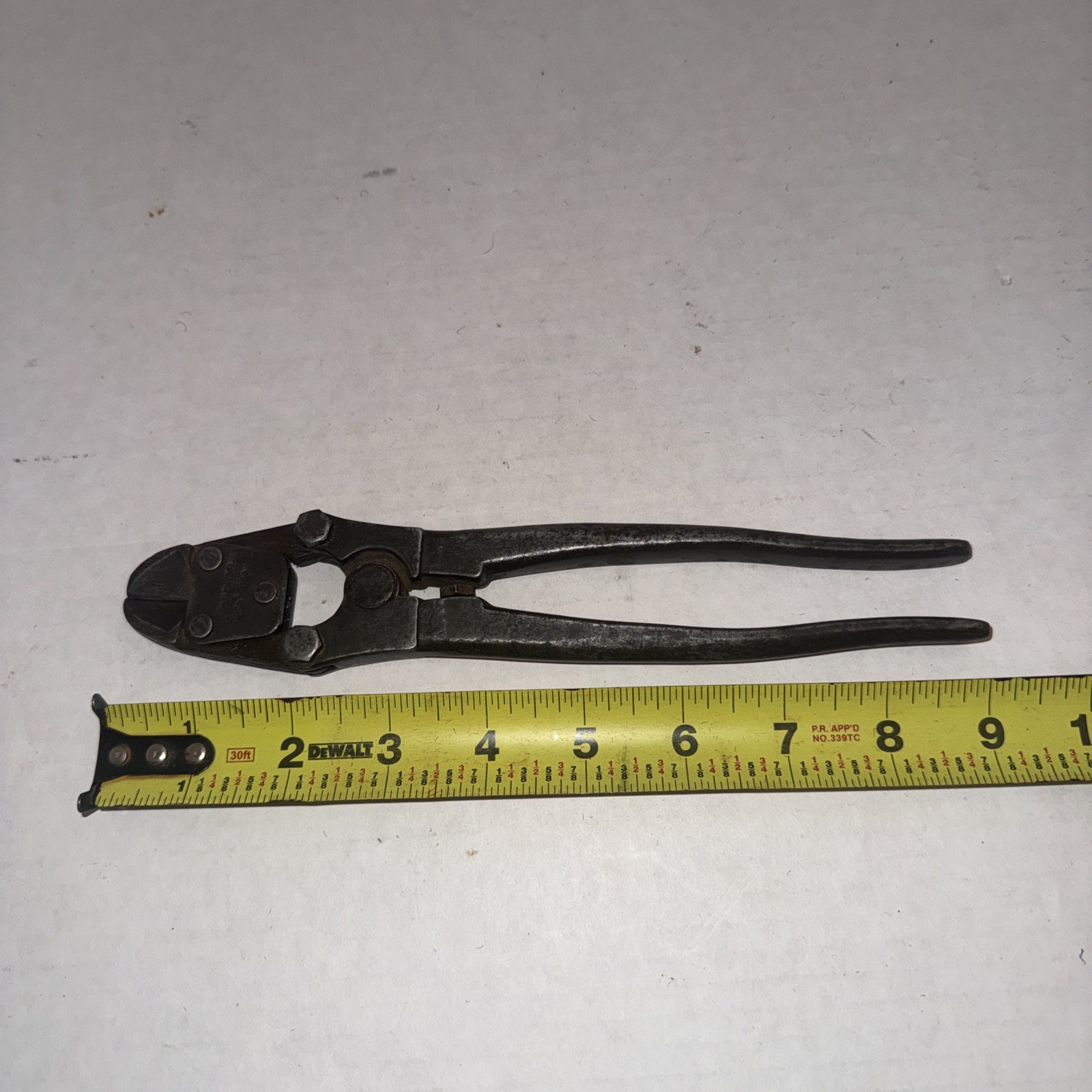 Vtg Snap-On Tools Made in USA HL-9 High Leverage Diagonal Cutters Pliers 9″ !!