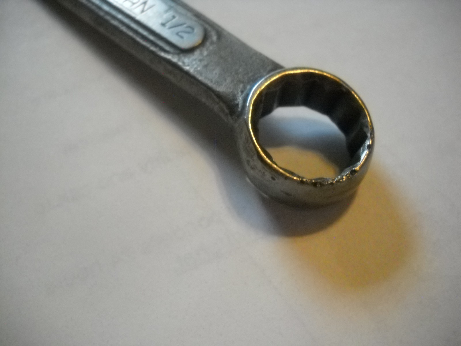 Vintage Craftsman Stubby Double Box End Wrench 9/16″ x 1/2″ 5″ Long Underline