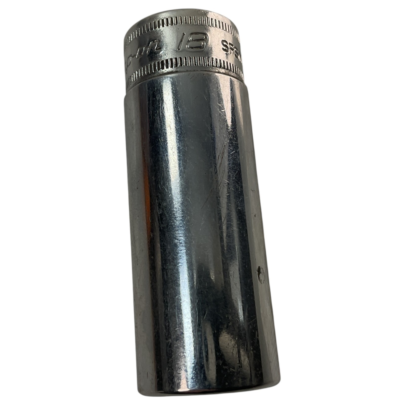 Snap-On Deep Socket 18mm SFSM18 3/8″ Drive 6 Pt USA As Pictured Mechanic Tool