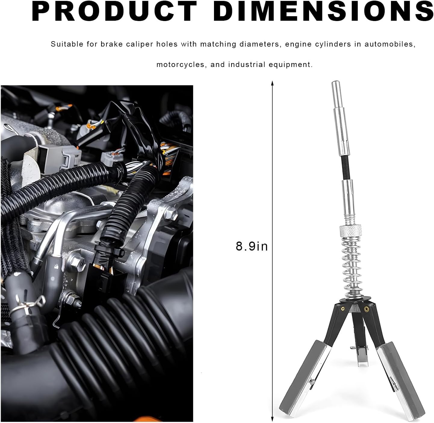 Durable Universal Cylinder Honing Tool – Ideal for 1-1/4″ to 3-1/2″ Piston Sizes