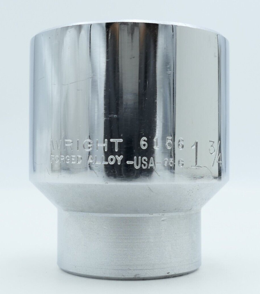 OEM Wright Tool 6156 Forged Alloy 3/4″ Drive 12-Point Standard Socket 1-3/4” NEW