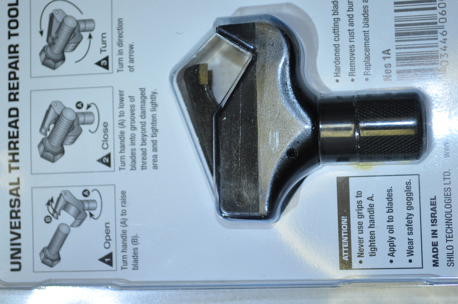 Universal External Thread Repair Tool 5/32″ – 11/16″ SHILO NES-1A Made in Israel