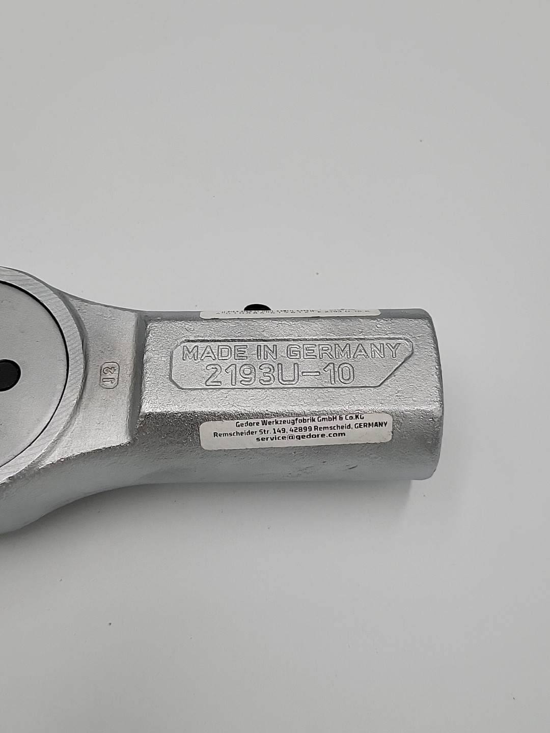 Gedore 6196120 Ratchet head only 1″ 184 mm 2193 U-10 K