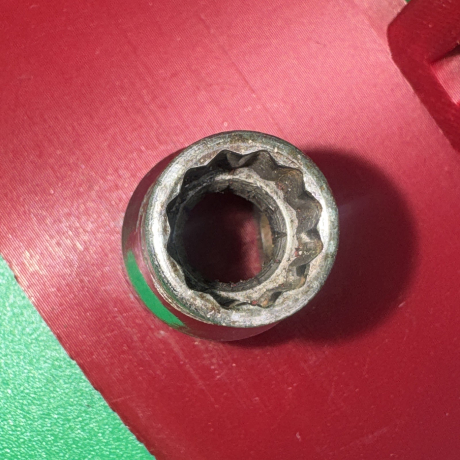 Snap On F121 3/8″ Drive 12-Point SAE 3/8″ Shallow Chrome Socket Engraved 2