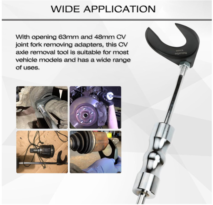 Extractor de eje CV interior con martillo deslizante 5/8″-18 para FWD. NUEVO