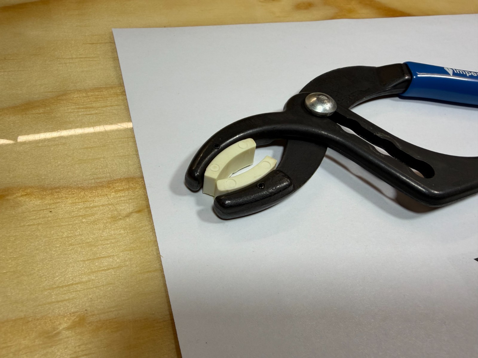 Imperial Tools NEW Blue Soft Grip Slip Joint Soft Non Marring Pliers GT-113