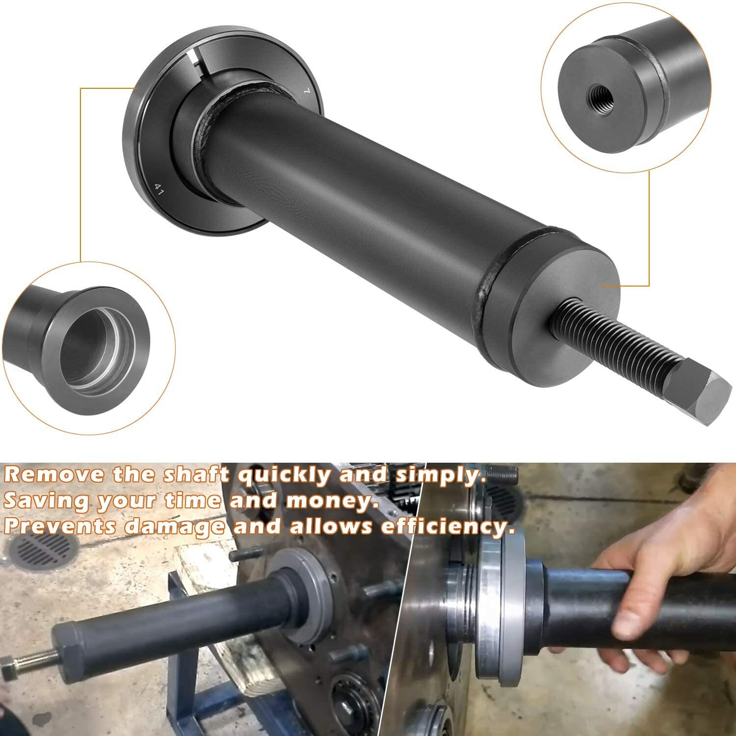 Eaton Fuller Input Shaft Bearing Puller Tool for 1 3/4″ & 2″ shafts