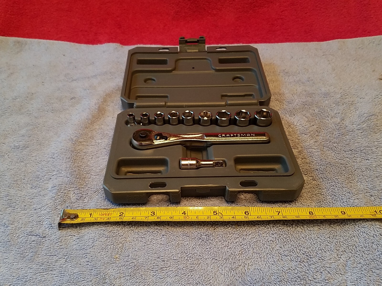 Craftsman 9-34861 11pc 1/4″ Drive Metric Socket Wrench Set