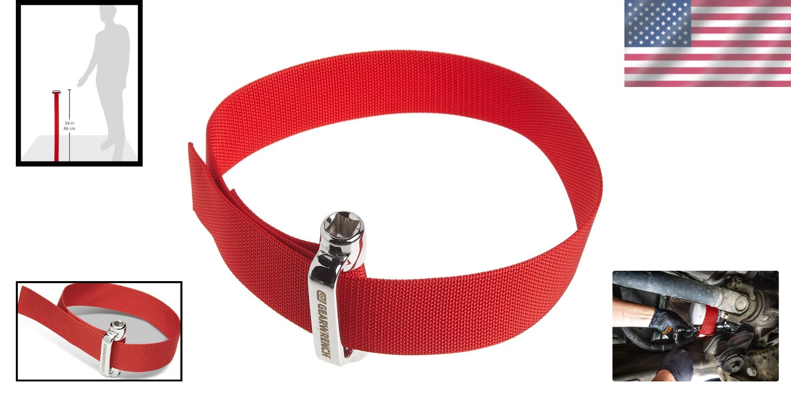 Efficient 32-Inch Heavy-Duty Oil Filter Wrench – Ideal for Trucks & Tractors