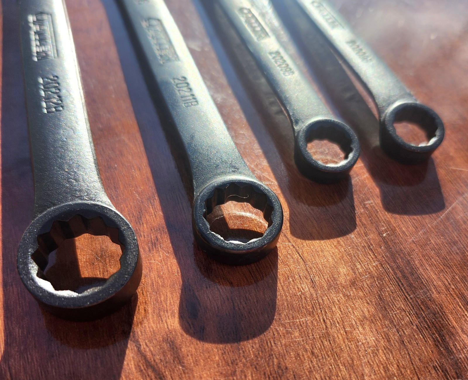 Allen Tools USA 11pc SAE Combination/Open Wrench 7/16 -1-1/8 Industrial Finish