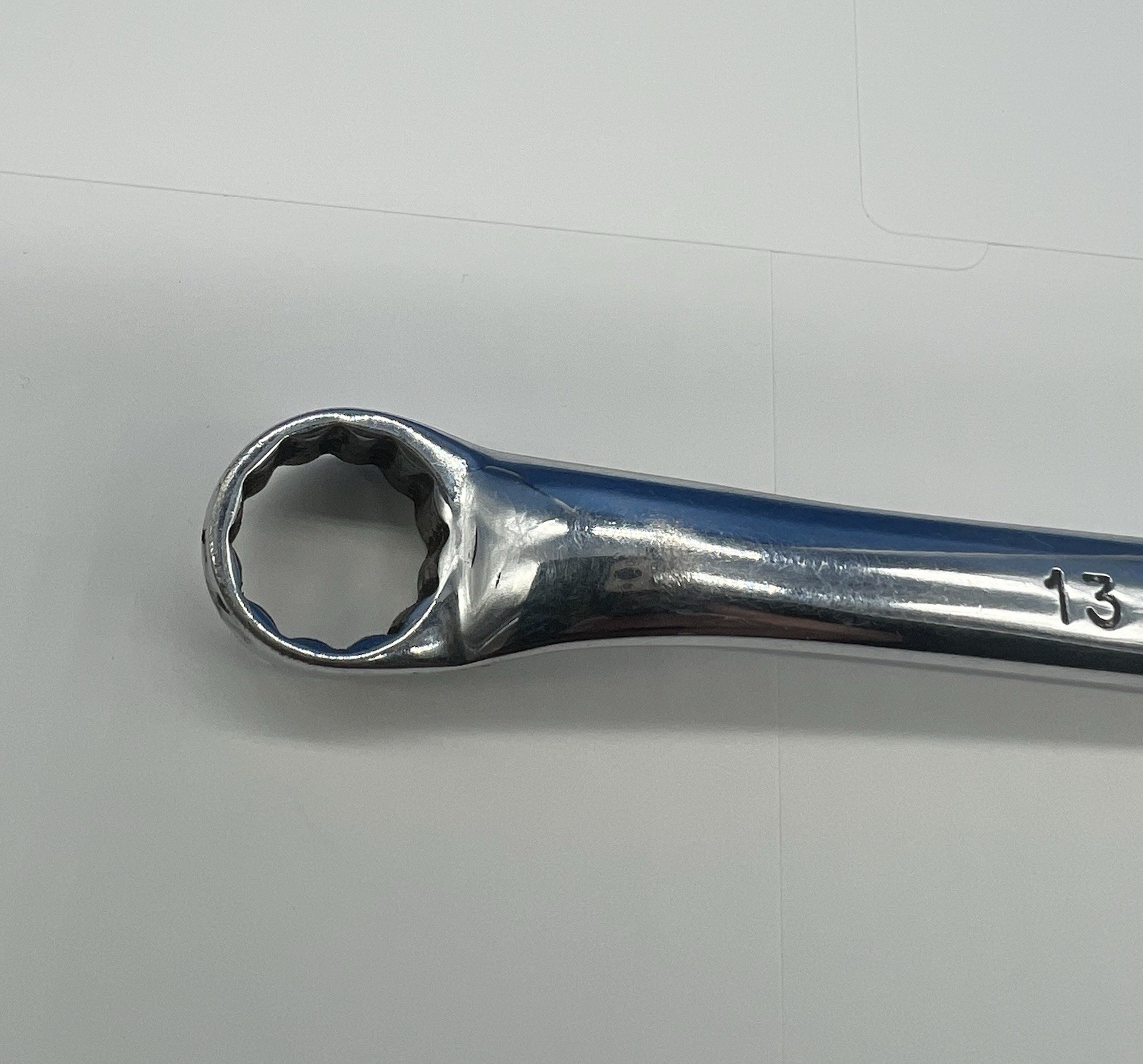 Snap On Tools USA Metric 13mm x 14mm Short Offset 12pt Box Wrench XSM1314