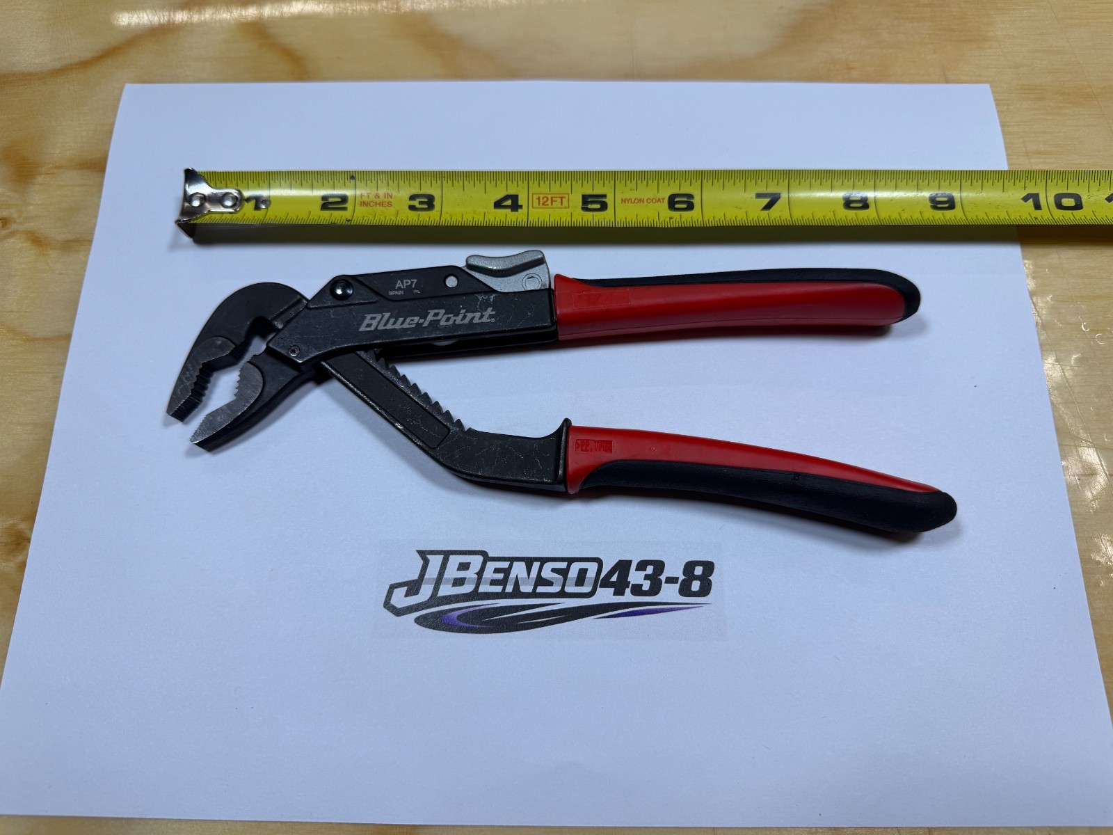 Blue-Point Tools USA NEW Soft Grip 7″ Wire Stripper / Cutter PWC7A