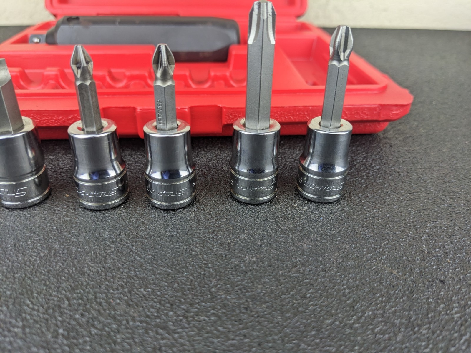 #bo117 Snap On Tools PIT208 EPIT208 3/8” Impact Driver Set 8 pcs with Case