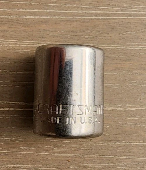 Craftsman USA 1/2″ Socket 6 Point 1/4″ Drive -EE- 43499