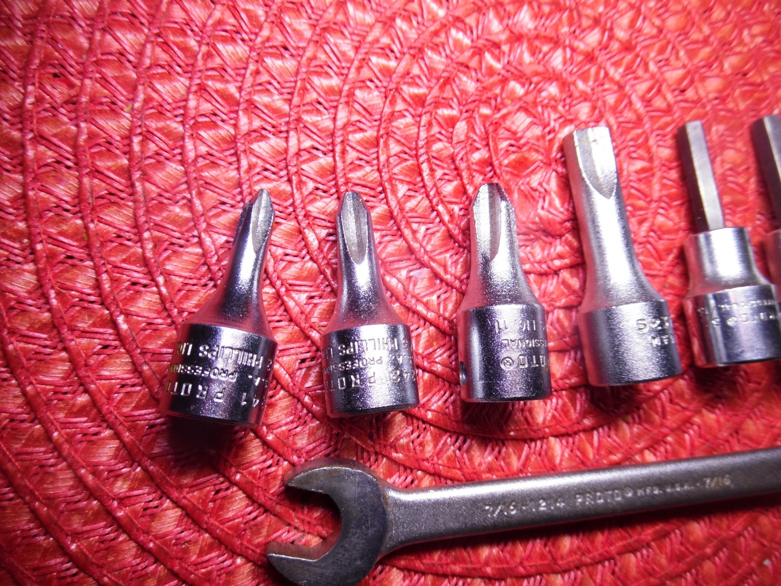 Proto 3/8 5240 Flat 1 2 3 Phillips Screwdrivers Socket 37 4990 Allen & Wrenches