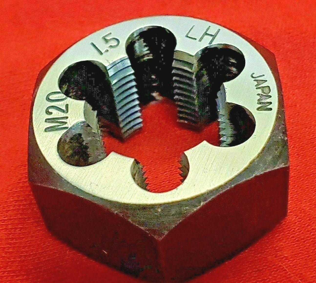M20 X 1.5 20MM LEFT HAND x 1.4″ Hex Rethread Die Alfa MHD70775L CS LH Metric