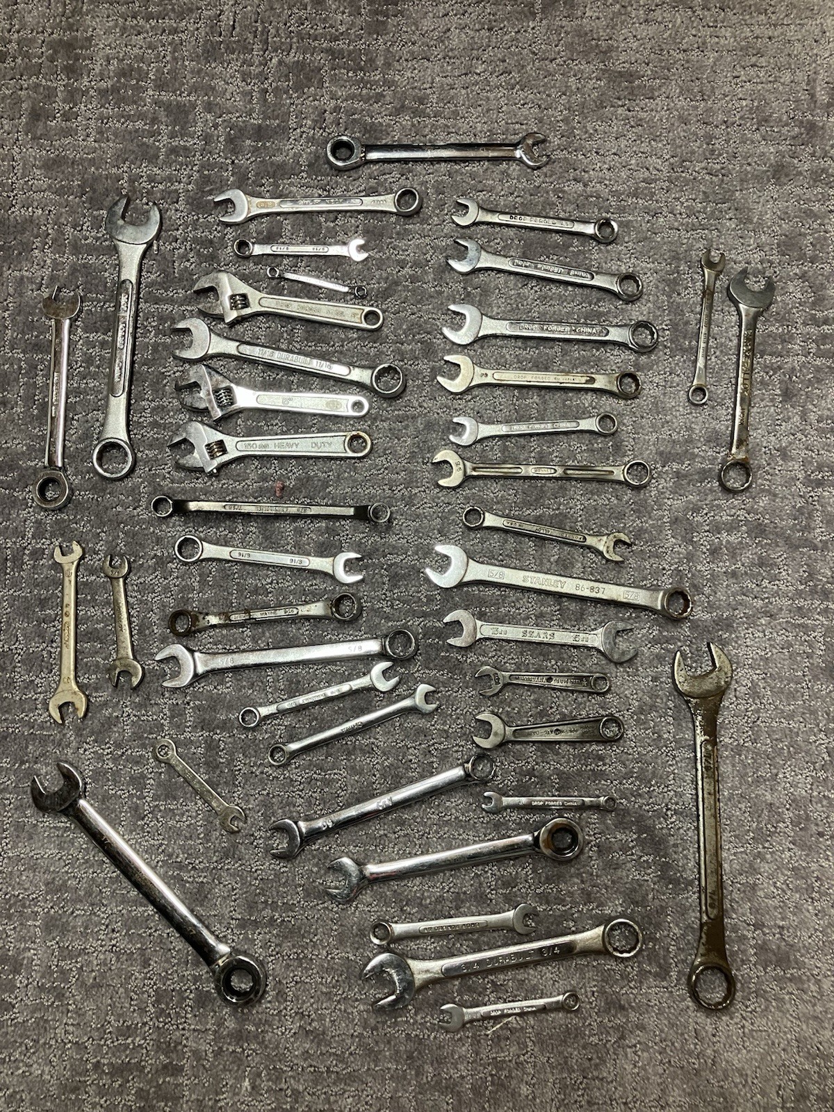 Mixed Lot of (40) of Assorted Wrenches Various Sizes (b)