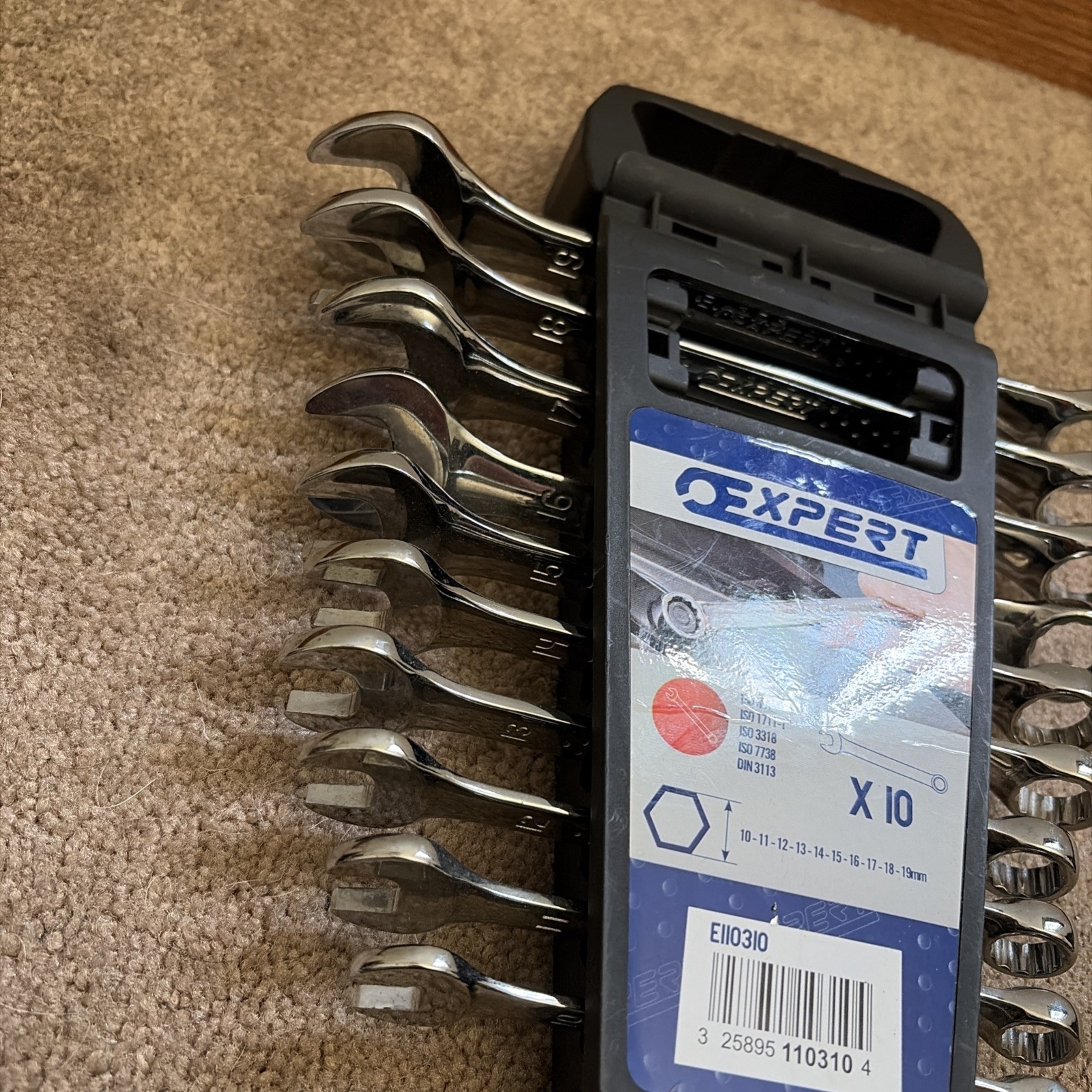 Mac Tools EXPERT Series 10 pc. 10-19mm Metric 12-Point Wrench Set