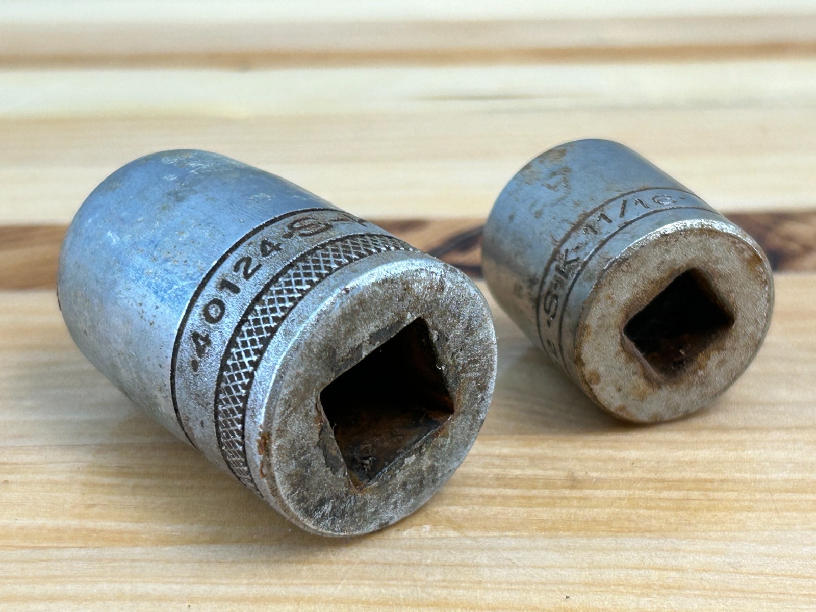 8pc VTG Snap-on S-K Walden Tools Sockets + Extension – Various Square Drive Size